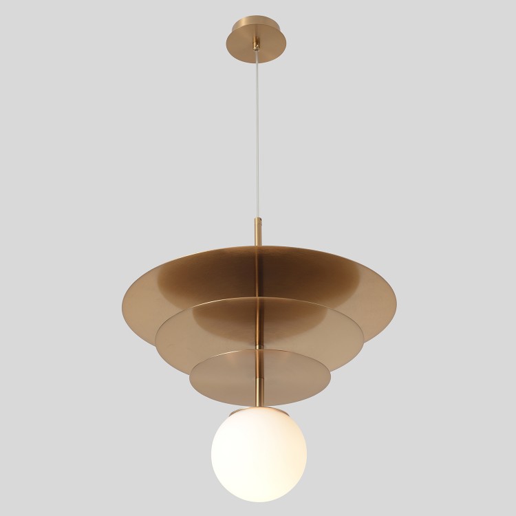 Светильник подвесной Crystal Lux UVA SP1.3 BRASS Светильник подвесной Crystal Lux UVA SP1.3 BRASS