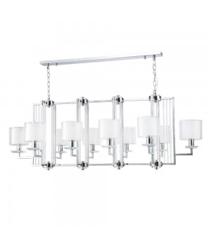 Люстры Crystal Lux NICOLAS SP10 L1300 NICKEL/WHITE-foto2