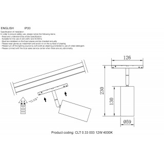 Светильник трековый магнитный Crystal Lux CLT 0.33 003 12W WH 4000K-foto3