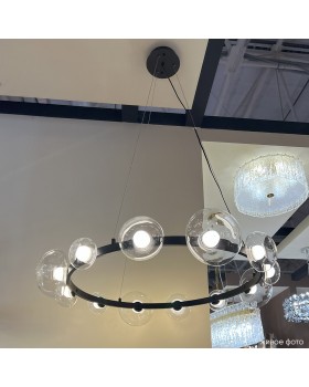 Люстра Crystal Lux BOSQUE SP12 BLACK/TRANSPARENT-foto8