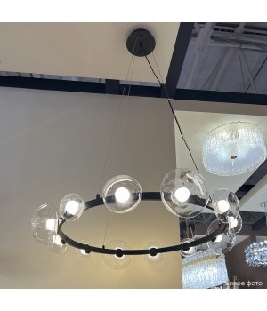 Люстра Crystal Lux BOSQUE SP12 BLACK/TRANSPARENT-foto8