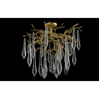 Люстра Crystal Lux REINA PL5 D600 GOLD PEARL-foto3