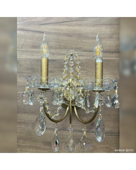Бра Crystal Lux ODELIS AP2 GOLD-foto3