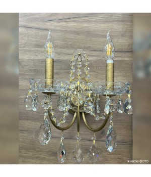 Бра Crystal Lux ODELIS AP2 GOLD-foto3
