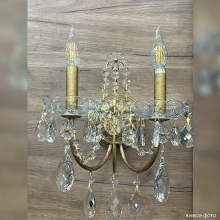 Бра Crystal Lux ODELIS AP2 GOLD-foto3