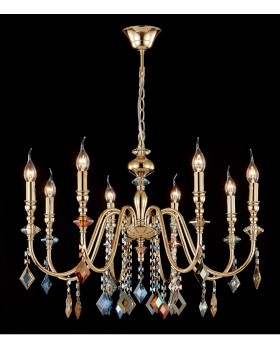 Люстра Crystal Lux MERCEDES SP8 GOLD/COLOR-foto2