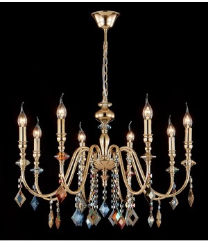 Люстра Crystal Lux MERCEDES SP8 GOLD/COLOR-foto2