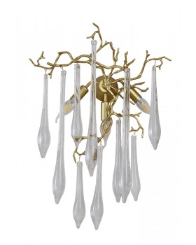 Бра Crystal Lux REINA AP3 GOLD PEARL