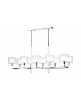 Люстры Crystal Lux MAESTRO SP-PL10 L1100 CHROME-foto2