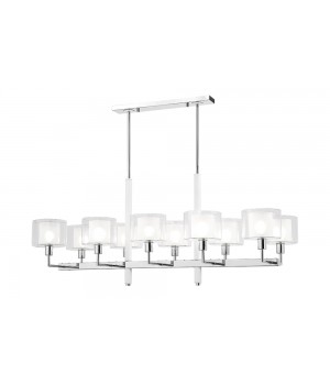 Люстры Crystal Lux MAESTRO SP-PL10 L1100 CHROME-foto2