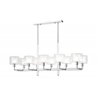 Люстры Crystal Lux MAESTRO SP-PL10 L1100 CHROME-foto2