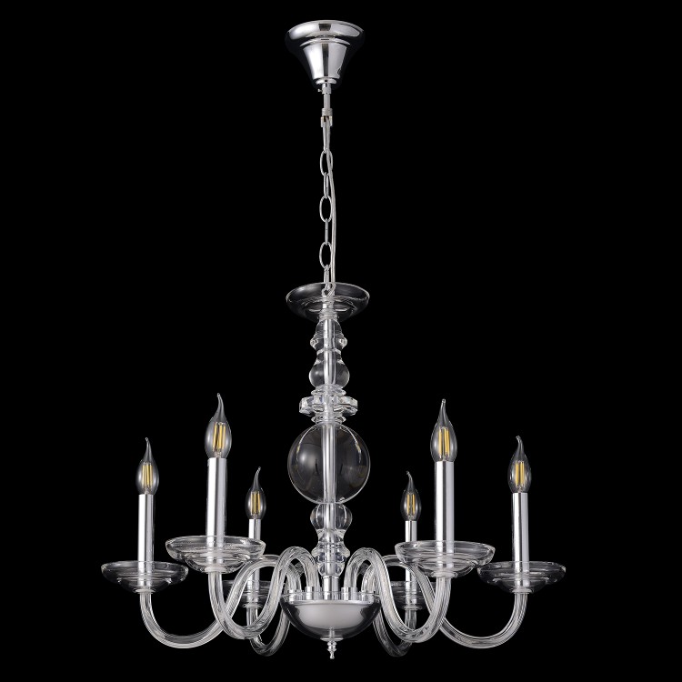 Люстра Crystal Lux ARABESQUE SP6 CHROME Люстра Crystal Lux ARABESQUE SP6 CHROME