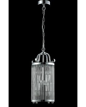 Светильник подвесной Crystal Lux TADEO SP4 D200 CHROME/TRANSPARENTE-foto3