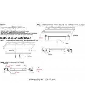 Светильник однофазный Crystal Lux CLT 0.31 010 36W BL M4000К-foto2