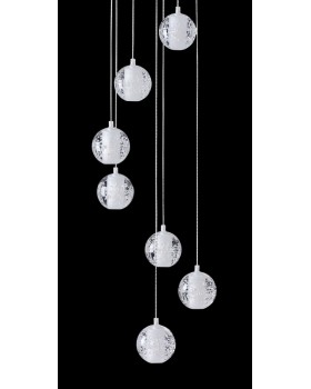 Светильник подвесной Crystal Lux GASPAR SP9 D300 WHITE-foto3