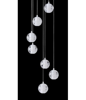 Светильник подвесной Crystal Lux GASPAR SP9 D300 WHITE-foto3