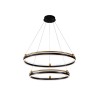 Люстра Crystal Lux FERNANDO SP123W LED D600+800 BLACK/GOLD