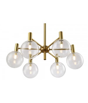 Люстра Crystal Lux ANDRES SP6 BRONZE/TRANSPARENTE-foto4