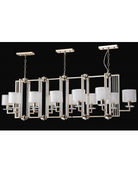 Люстры Crystal Lux NICOLAS SP12 L1600 GOLD/WHITE-foto3