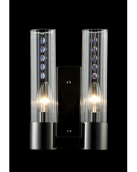 Бра Crystal Lux OTONO AP2 BLACK CHROMIUM/TRANSPARENTE-foto4