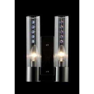 Бра Crystal Lux OTONO AP2 BLACK CHROMIUM/TRANSPARENTE-foto4