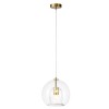 Светильник подвесной Crystal Lux LUISA SP1 BRASS/TRANSPARENT