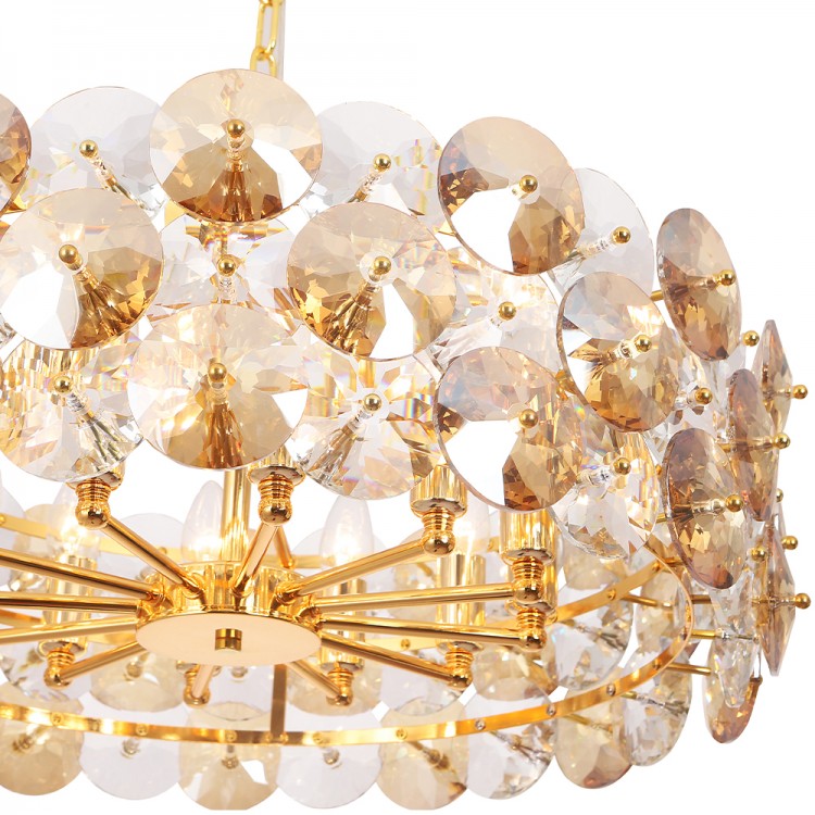 Люстра Crystal Lux CRYSTAL SP12 GOLD