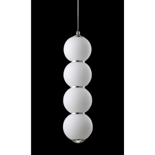 Светильник подвесной Crystal Lux DESI SP4 CHROME/WHITE-foto2