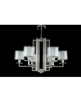 Люстра Crystal Lux NICOLAS SP-PL6 NICKEL/WHITE-foto3