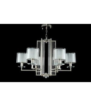 Люстра Crystal Lux NICOLAS SP-PL6 NICKEL/WHITE-foto3