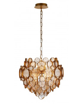 Светильник подвесной Crystal Lux DESEO SP6 D460 GOLD-foto2