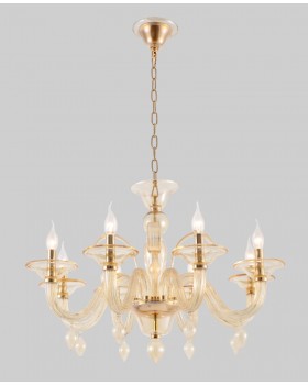 Люстра Crystal Lux CAETANO SP-PL8 AMBER-foto2