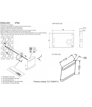 Бра Crystal Lux CLT 024W113 WH-foto2
