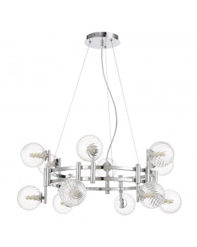 Люстра Crystal Lux LUXURY SP12 CHROME-foto2