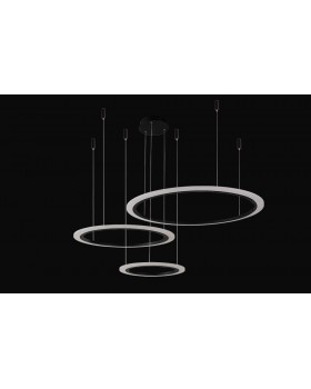 Люстра Crystal Lux MANZANA SP67W LED D400+600+800 BLACK-foto2