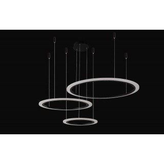 Люстра Crystal Lux MANZANA SP67W LED D400+600+800 BLACK-foto2