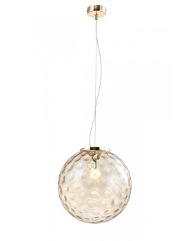 Светильник подвесной Crystal Lux MAYO SP1 D300 GOLD/AMBER-foto2