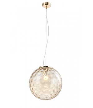 Светильник подвесной Crystal Lux MAYO SP1 D300 GOLD/AMBER-foto2
