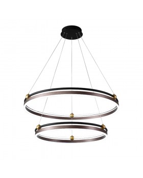 Люстра Crystal Lux FERNANDO SP123W LED COFFEE/BLACK-foto3