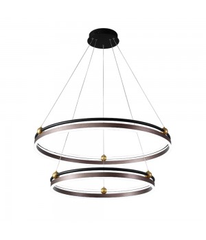 Люстра Crystal Lux FERNANDO SP123W LED COFFEE/BLACK-foto3