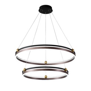 Люстра Crystal Lux FERNANDO SP123W LED COFFEE/BLACK-foto3