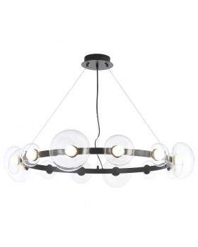 Люстра Crystal Lux BOSQUE SP12 BLACK/TRANSPARENT-foto4