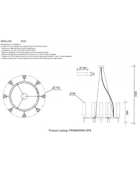 Люстра Crystal Lux PRIMAVERA SP8 GOLD-foto4