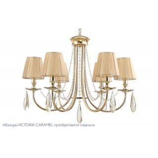 Люстра Crystal Lux VICTORIA SP6 GOLD/AMBER-foto6