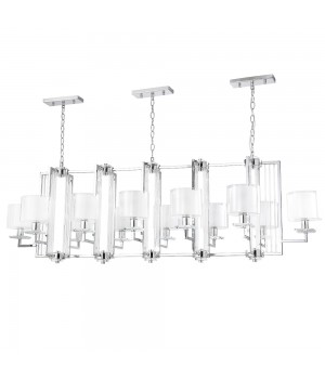 Люстра Crystal Lux NICOLAS SP12 L1600 NICKEL/WHITE-foto2