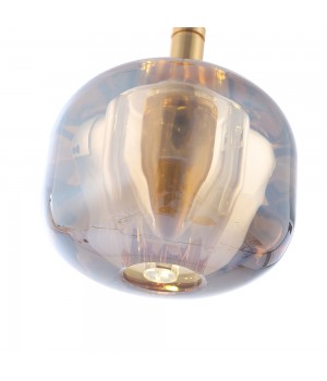 Светильник подвесной Crystal Lux BOX SP1 GOLD/AMBER-foto5