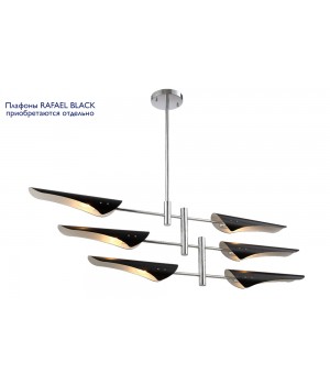 Люстра (без плафонов) Crystal Lux RAFAEL SP6 CHROME-foto2