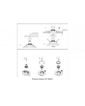 Светильник встраиваемый Crystal Lux CLT 064C1 WH-foto4
