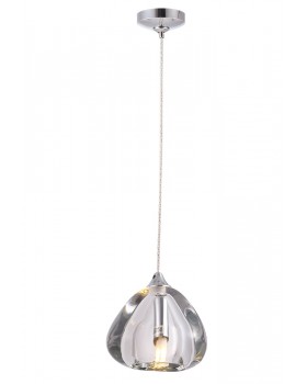 Светильник подвесной Crystal Lux VERANO SP1 TRANSPARENT-foto2