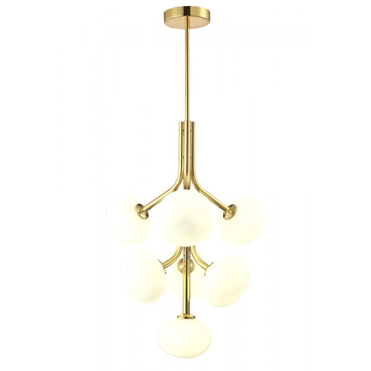 Люстра Crystal Lux ALICIA SP7 GOLD/WHITE